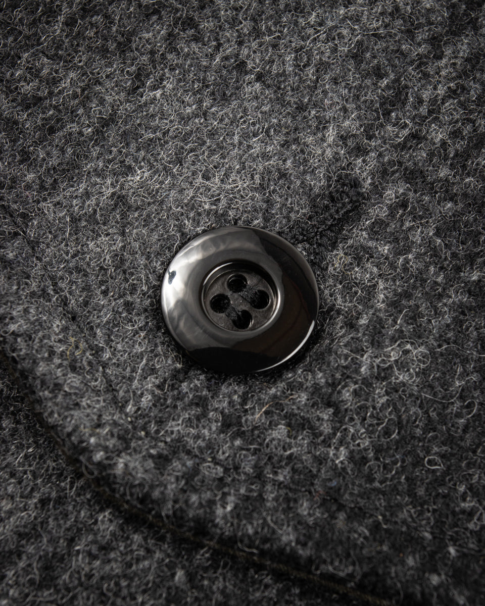 Black Sign 1940s 2-Way Field Jacket - Rat Gray Ombre Check - Standard & Strange