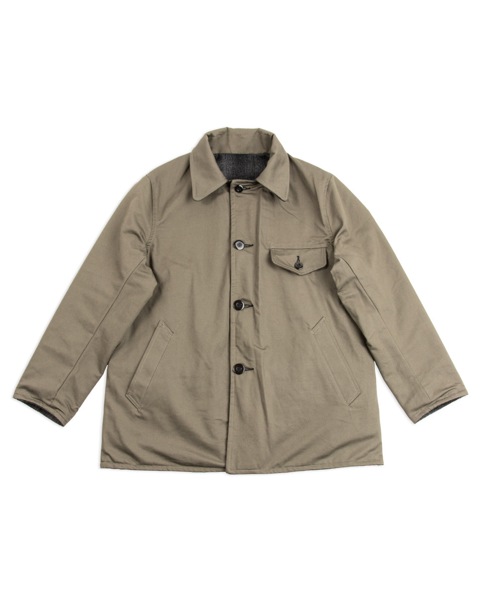 Black Sign 1940s 2-Way Field Jacket - Rat Gray Ombre Check - Standard & Strange