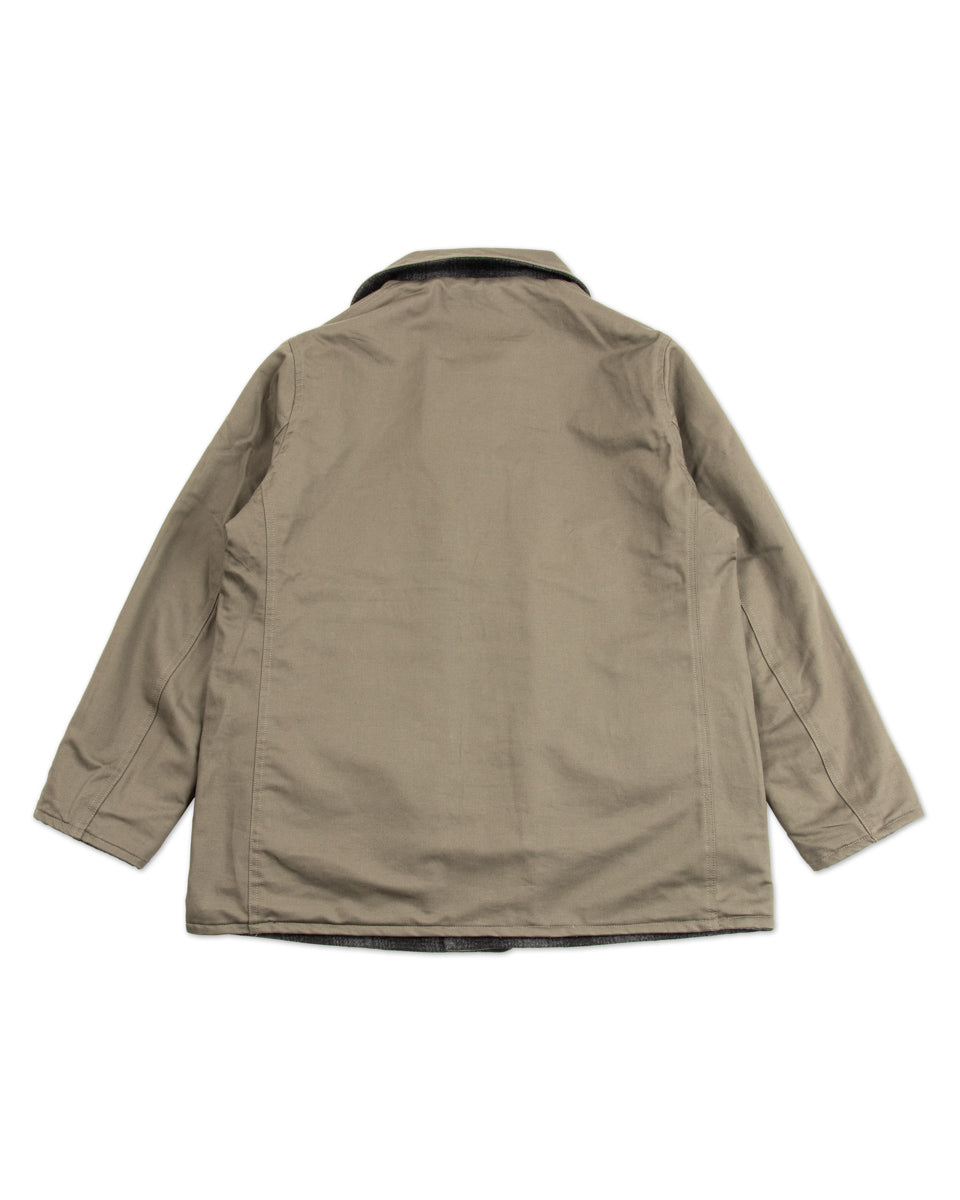 Black Sign 1940s 2-Way Field Jacket - Rat Gray Ombre Check - Standard & Strange