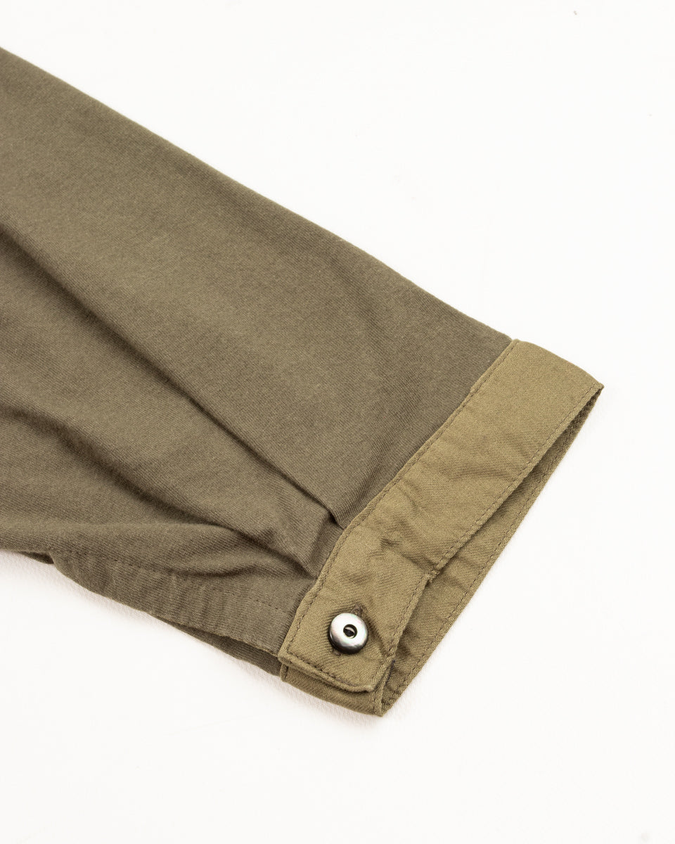 Black Sign 3/4 Sleeve Double Breasted Underwear - Soldier Green - Standard & Strange