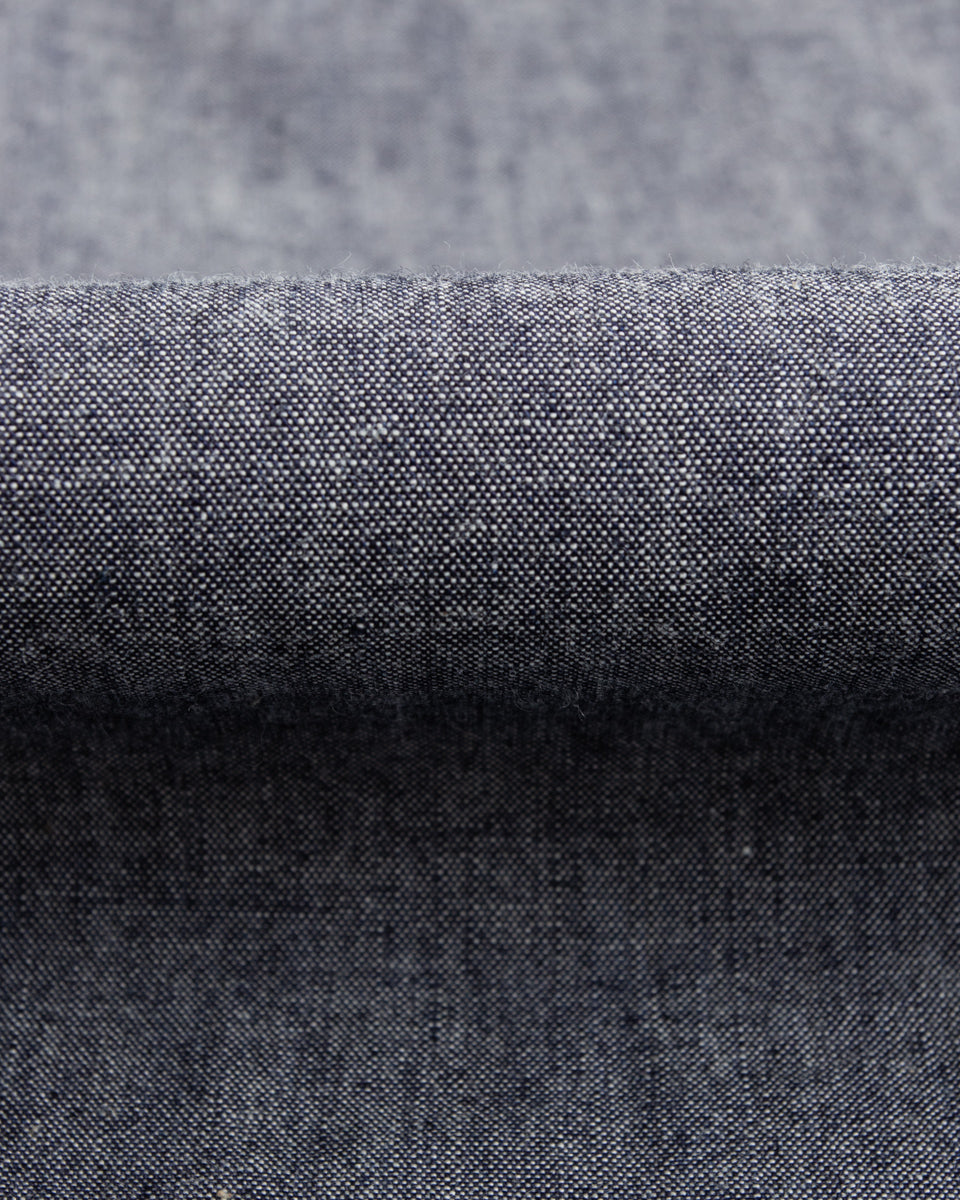 Black Sign 6.5oz Chambray US Navy Shirts - Royal Navy - Standard & Strange