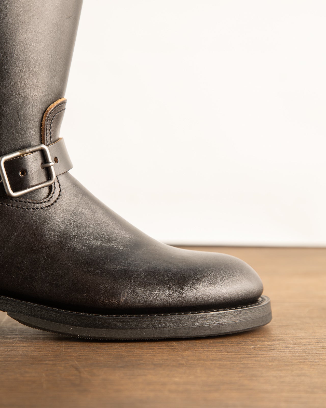 Black Sign BS 11" Aviator Boots w/ Separate Biltrite Rubber - Black - Standard & Strange