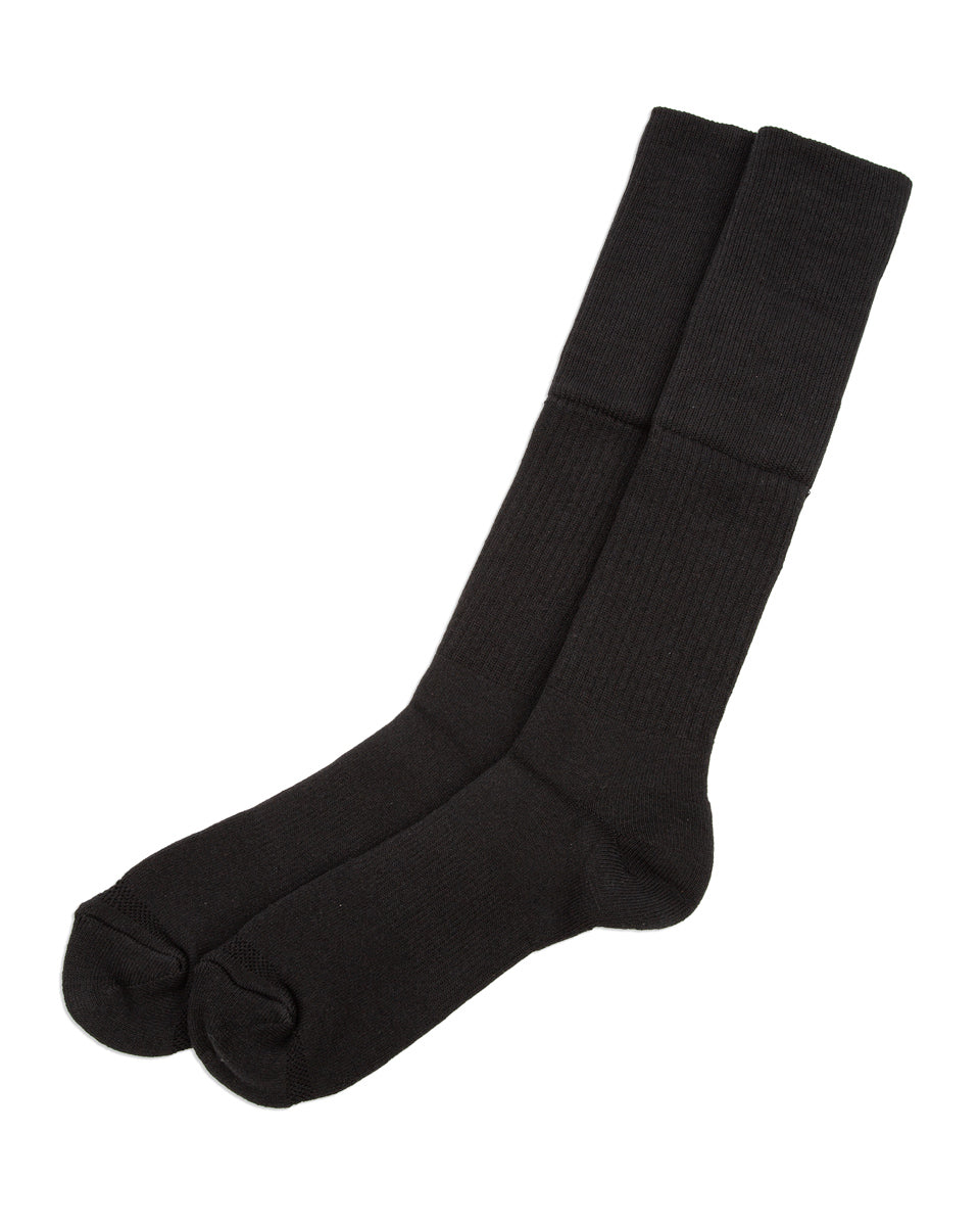 Black Sign BS Fit Boot Socks - Midnight Black - Standard & Strange