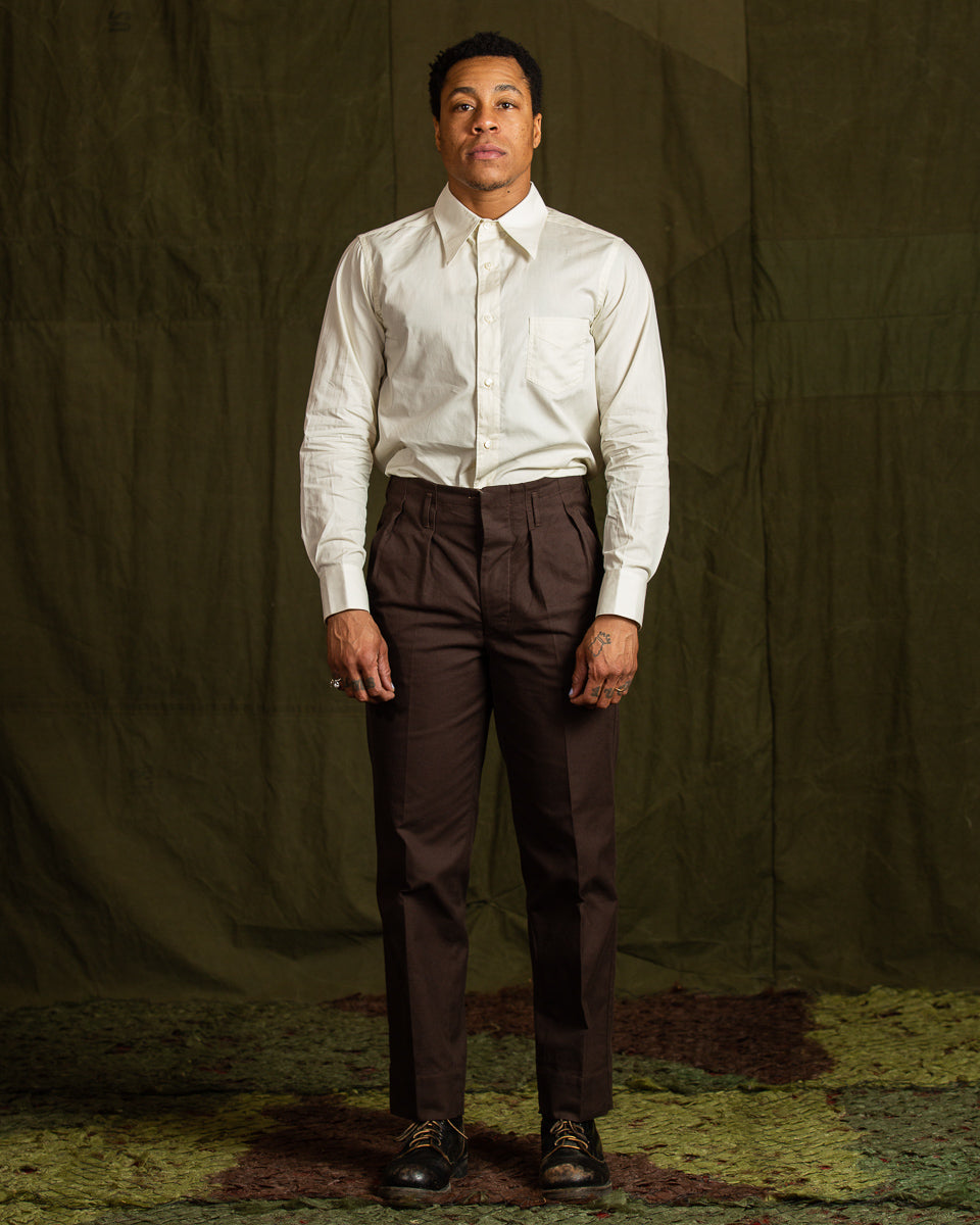 Black Sign Broadway Dress Shirt - Light Ivory - Standard & Strange