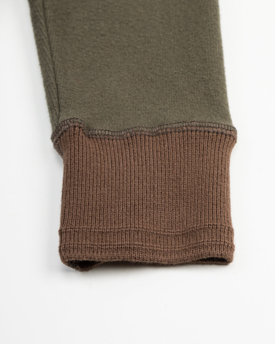 Black Sign Heavyweight 1920s Amish Henley - Green - Standard & Strange