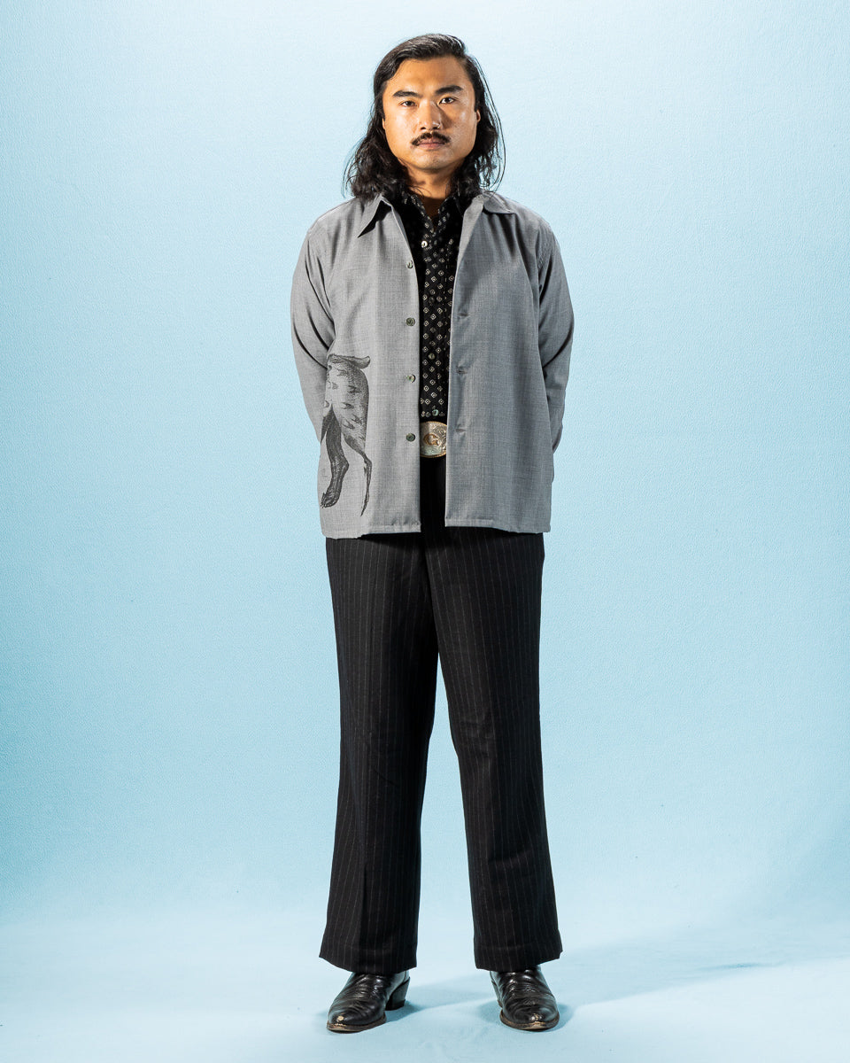 Black Sign Jonston Shirts "Lynx" - Smoke Gray - Standard & Strange