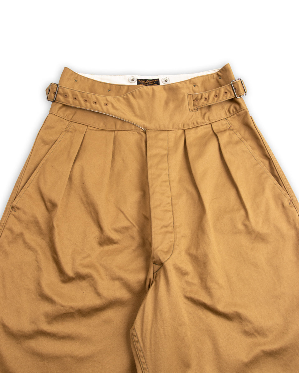 Black Sign Khaki Chino Wide Gurkha Pants - Field Beige - Standard & Strange