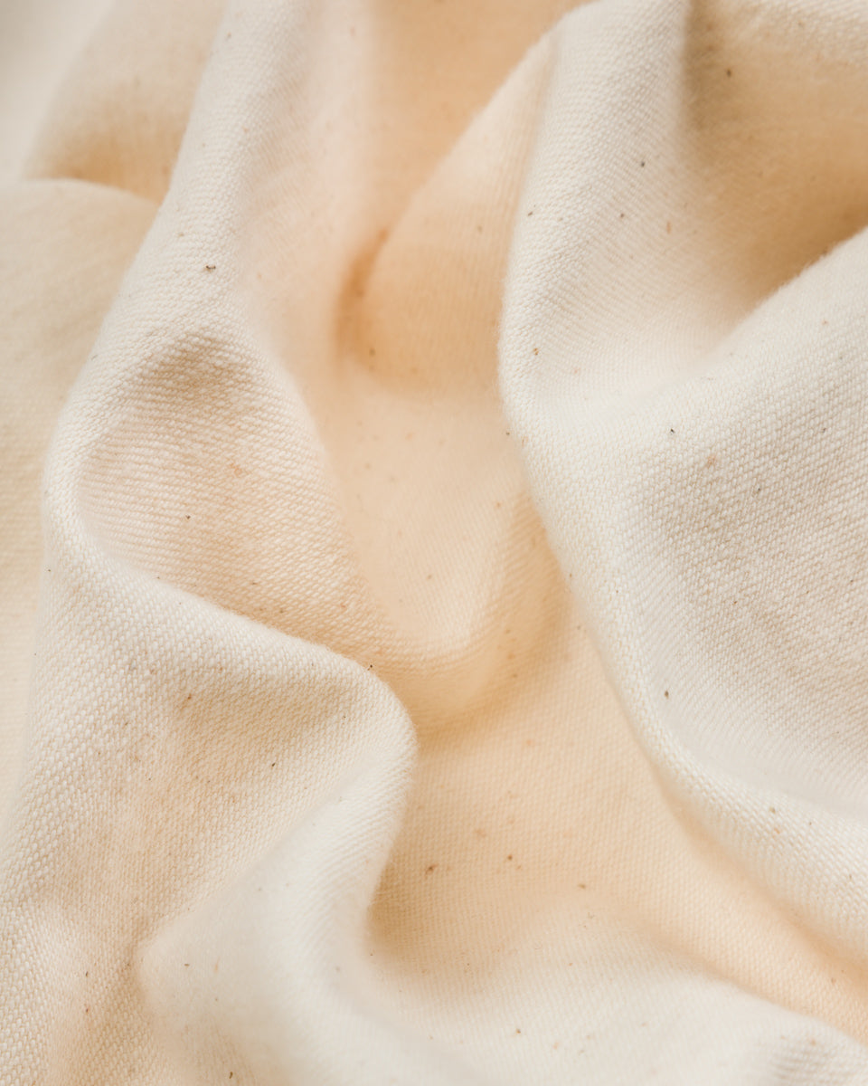 Black Sign Military Back Satin Hooded Deck Shirt - Sand White - Standard & Strange