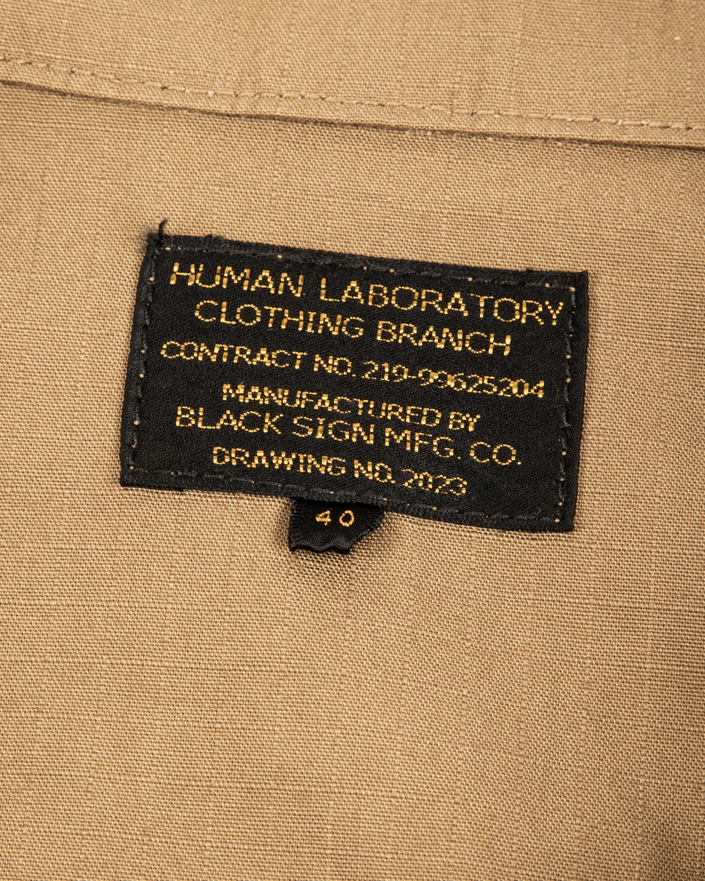 Military Ripstop Civilian Cossack Jacket - Dust Beige