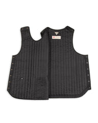 Black Sign Oiled Quilting Atelier Vest - Oiled Black - Standard & Strange