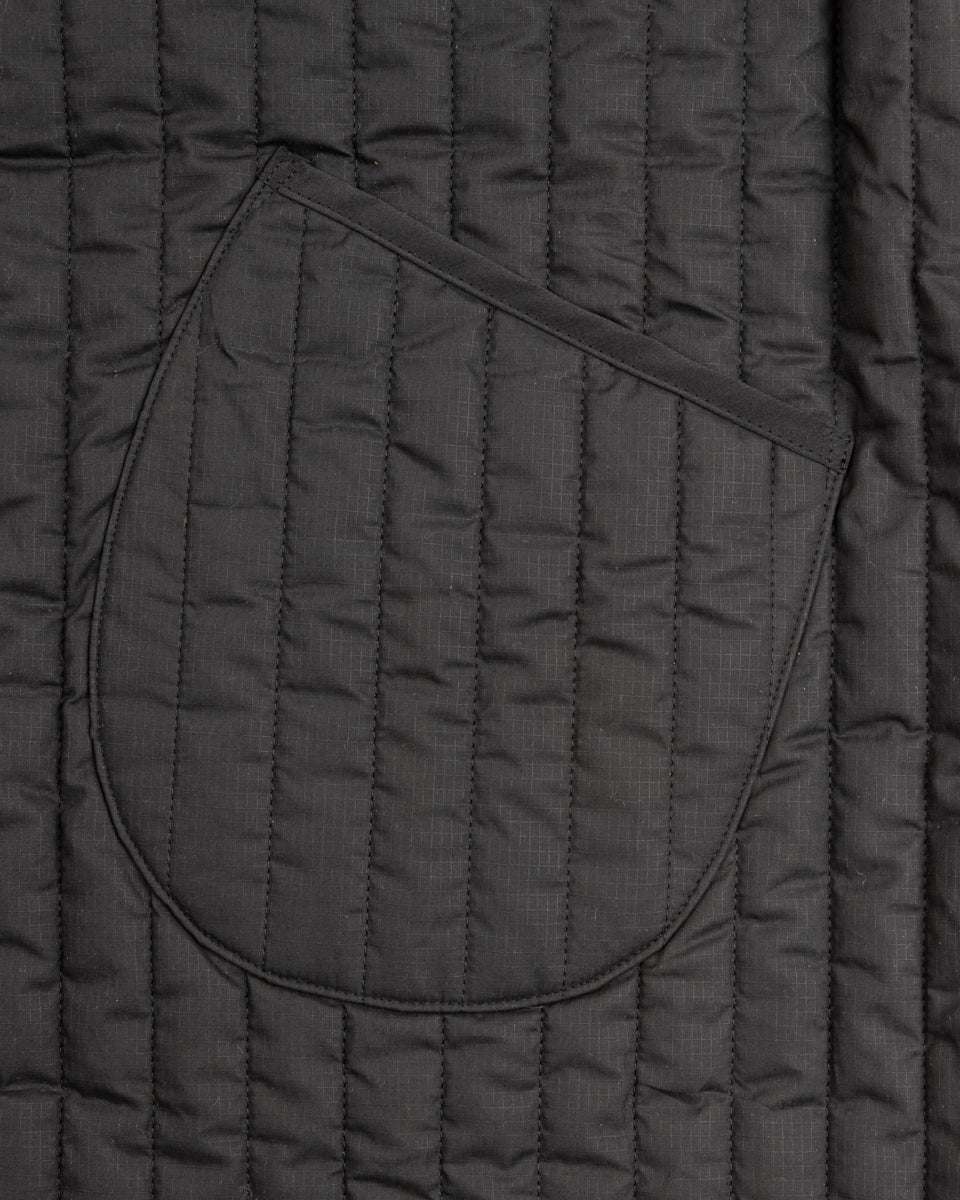 Black Sign Oiled Quilting Liner Jacket - Oiled Black - Standard & Strange