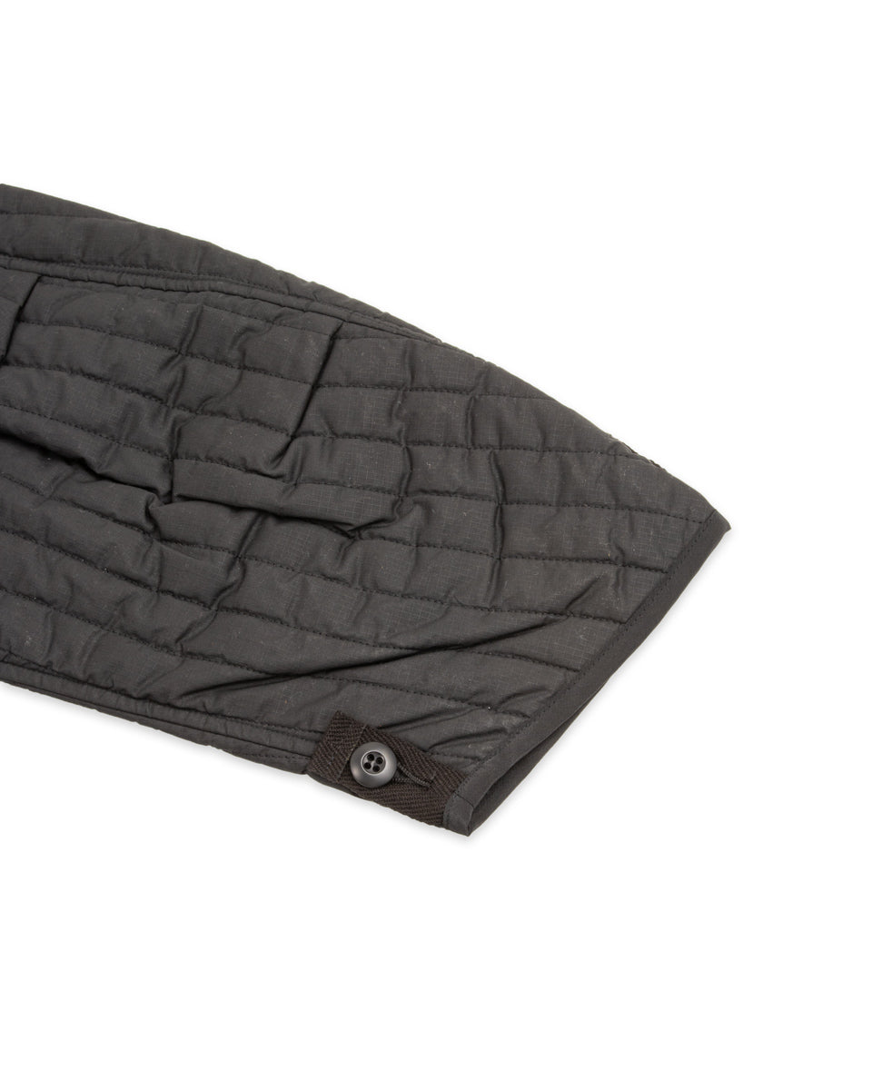 Black Sign Oiled Quilting Liner Jacket - Oiled Black - Standard & Strange