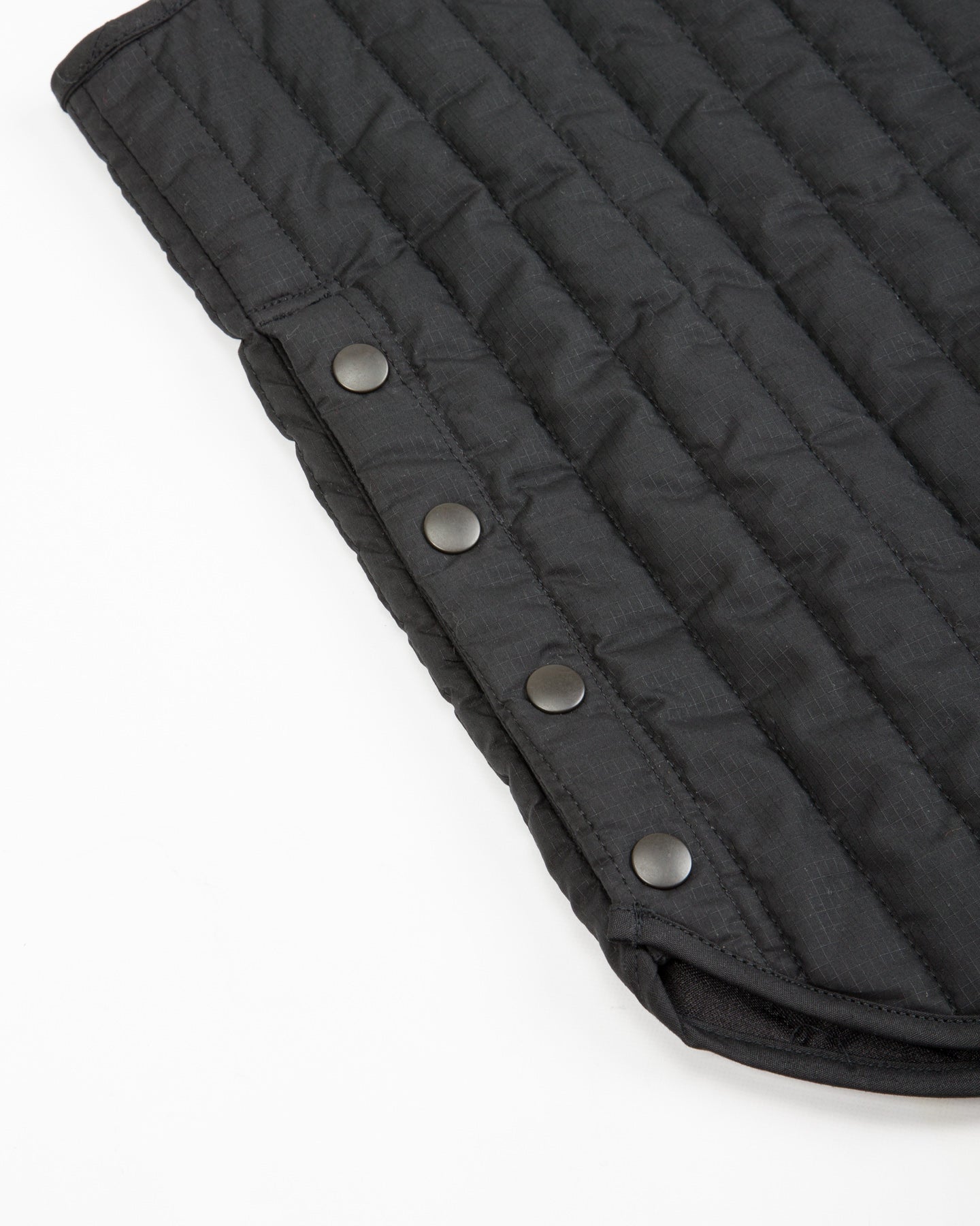 Black Sign Oiled Quilting Lumberjack Vest - Oiled Black - Standard & Strange