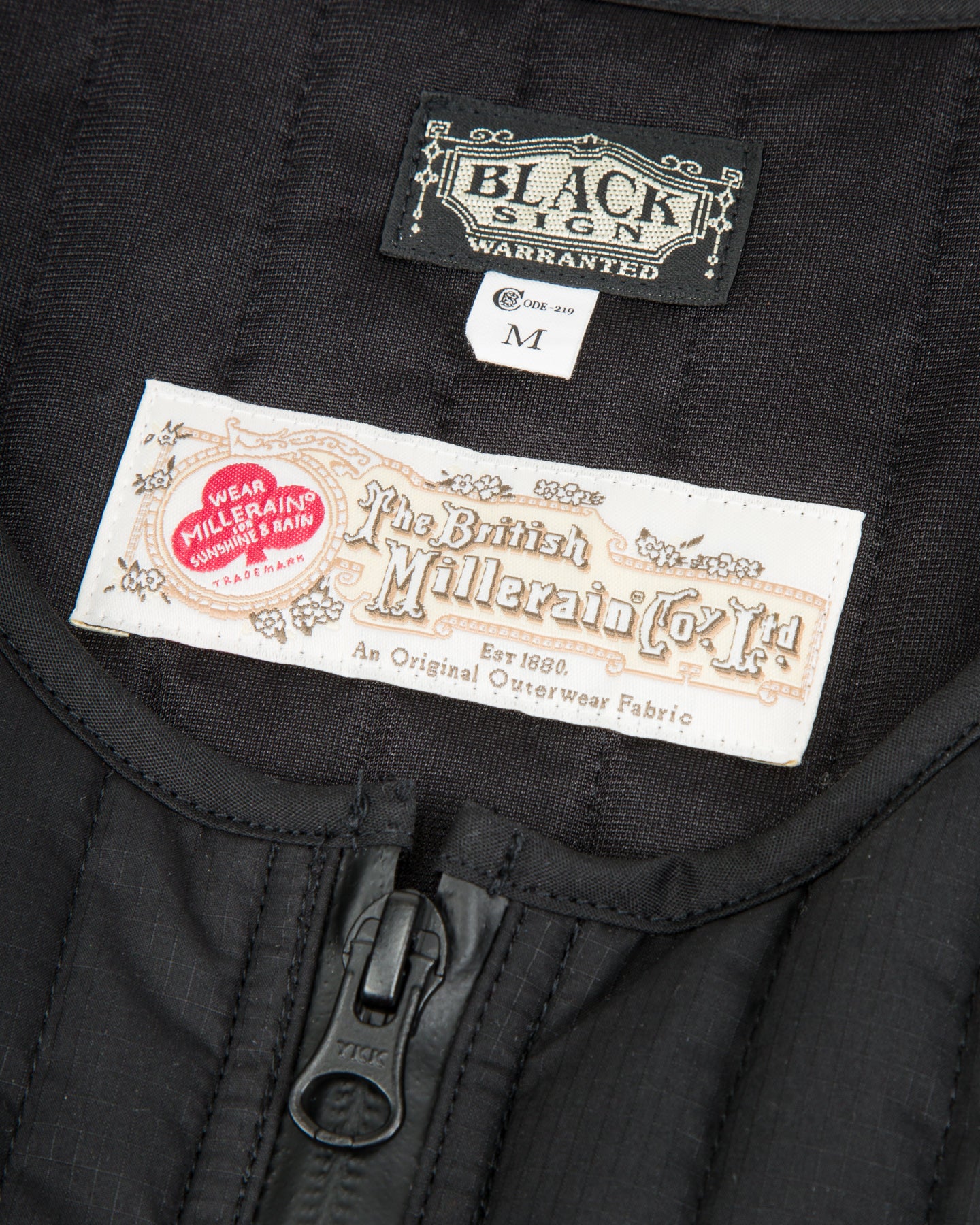 Black Sign Oiled Quilting Lumberjack Vest - Oiled Black - Standard & Strange