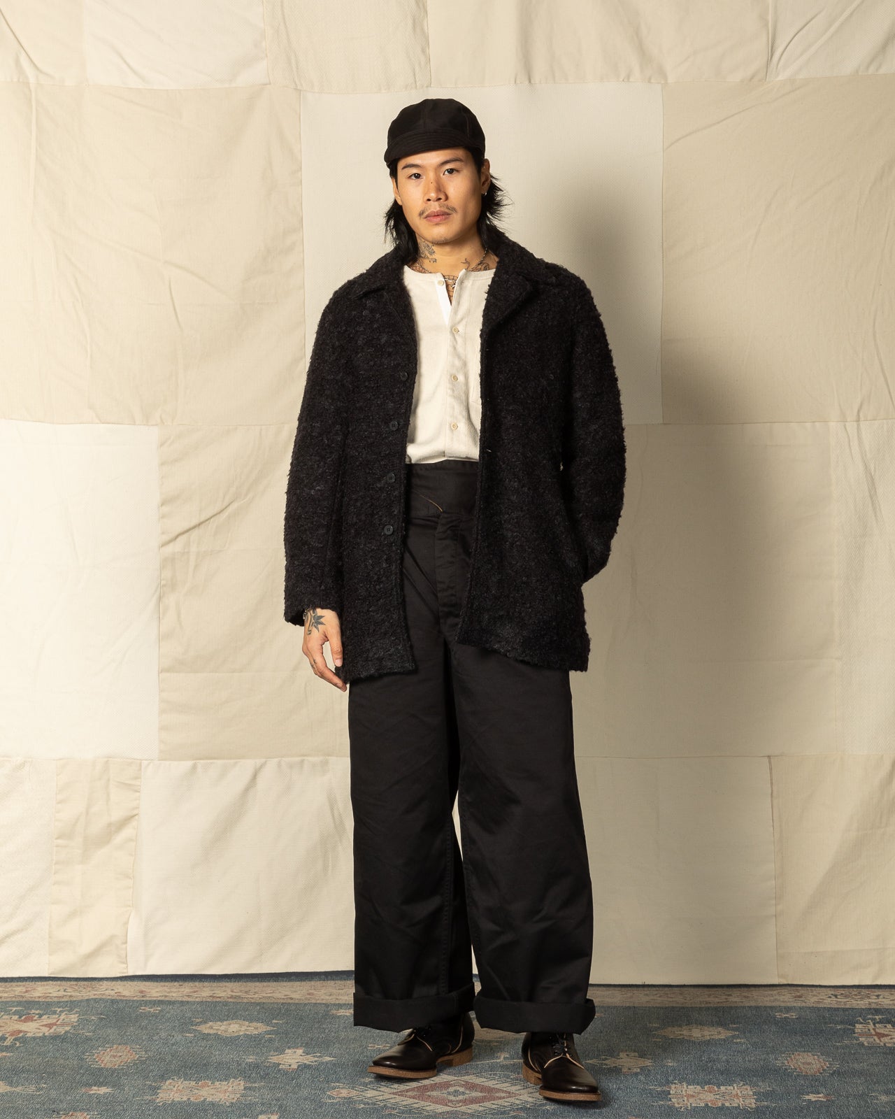 Black Sign Old Man Jacket - Beast Black - Standard & Strange