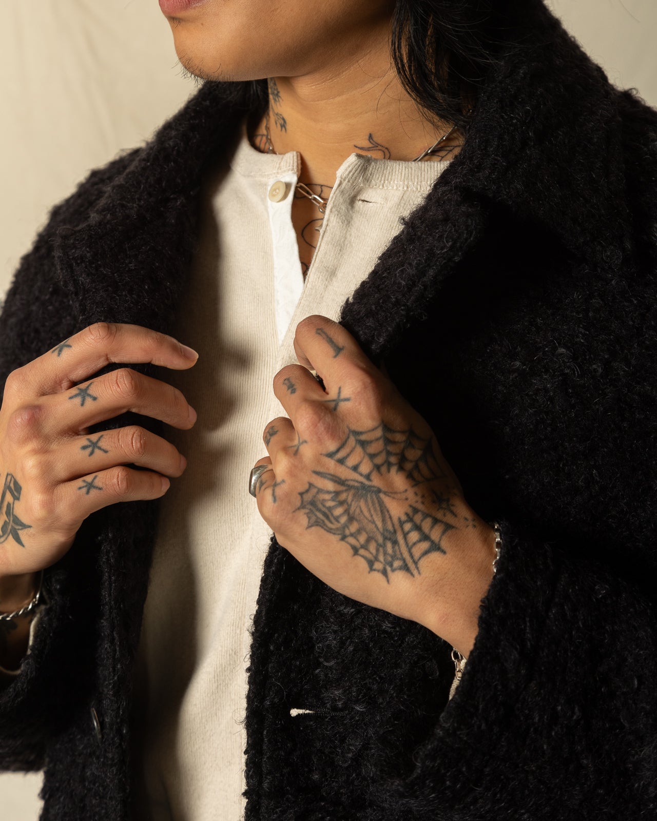 Black Sign Old Man Jacket - Beast Black - Standard & Strange