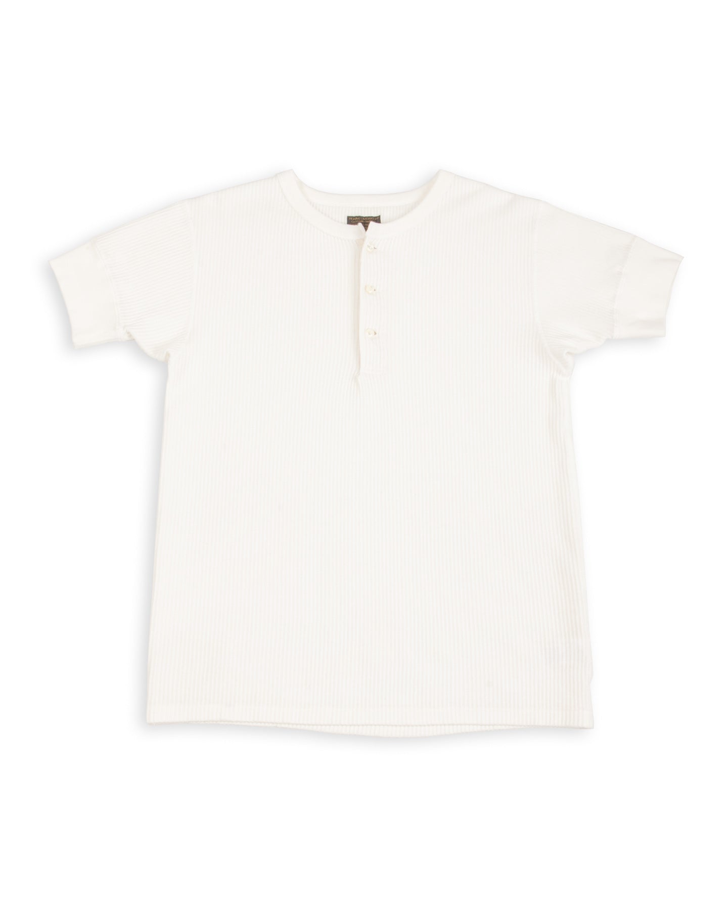 Black Sign Railroad Knit S/S Amish Underwear - Salt White - Standard & Strange