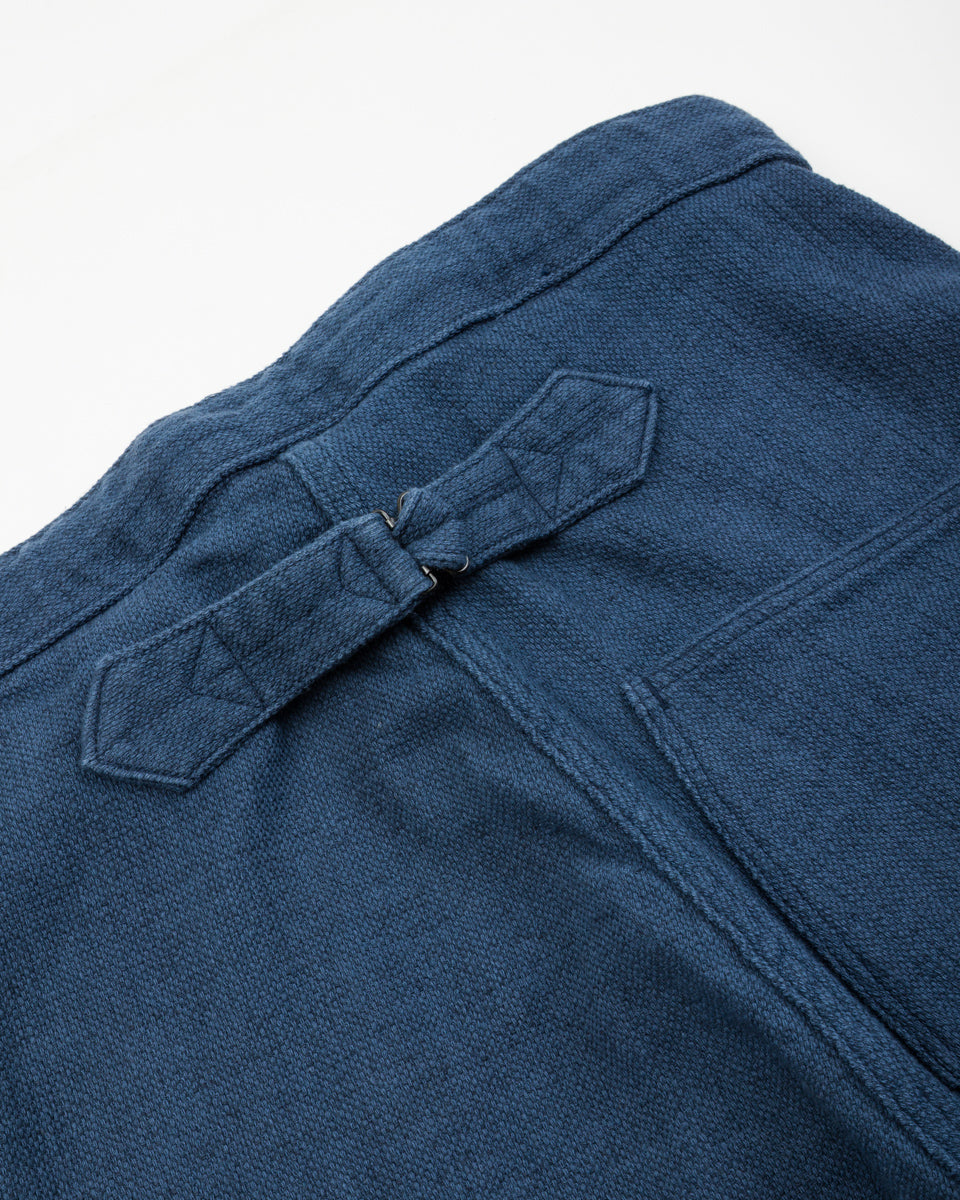 Black Sign Rasp Dobby Utility Trousers - Blue Moon - Standard & Strange