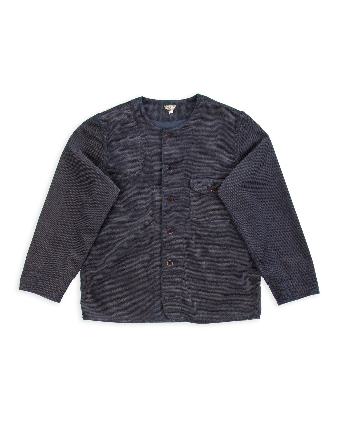 Black Sign Ripple Cord Aim Jacket - Deep Sea Navy - Standard & Strange