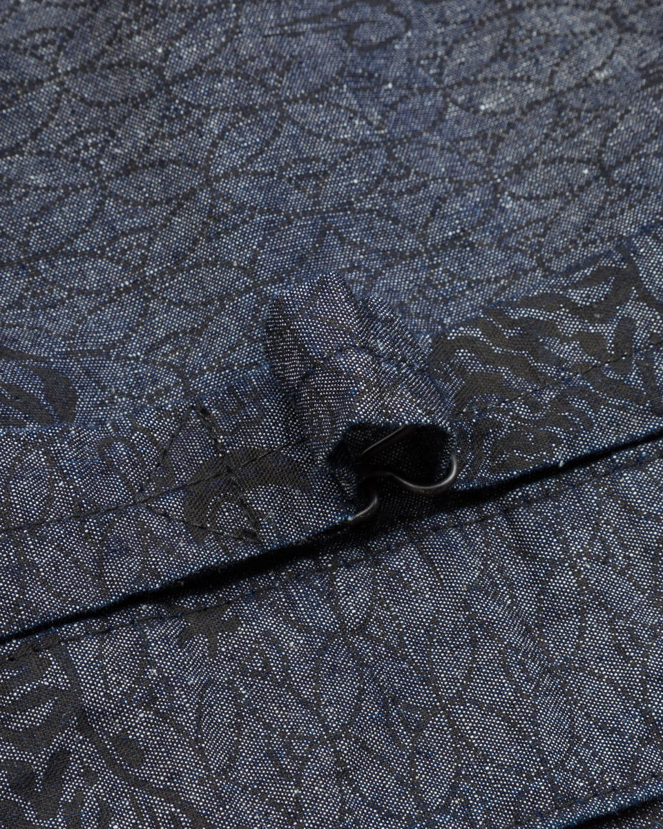 Black Sign "Tiger and Crescent Moon" Pleats Jacket - Deep Indigo - Standard & Strange