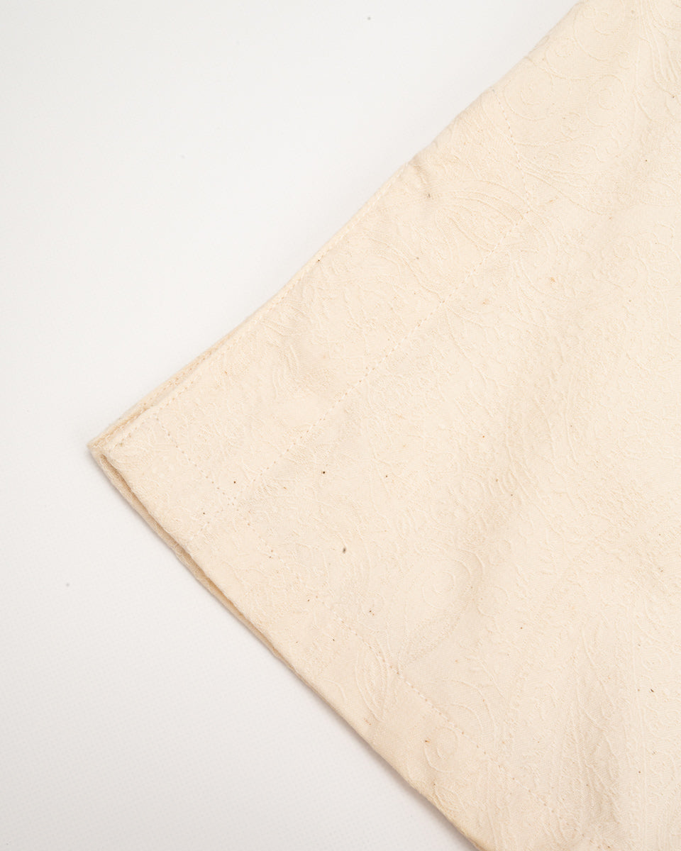 Black Sign “Paisley Jacquard” Cigar Shirt - Ivory - Standard & Strange