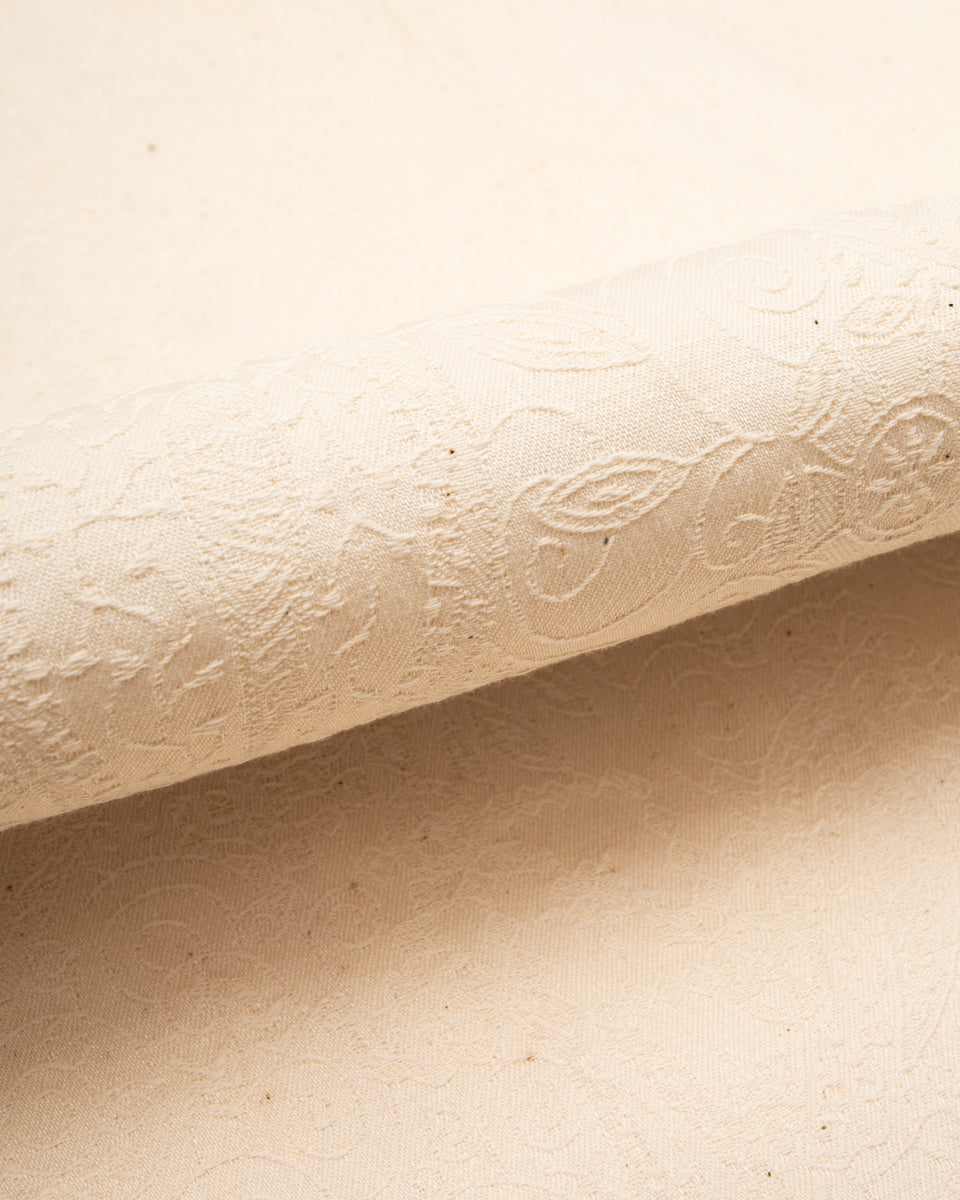 Black Sign “Paisley Jacquard” Cigar Shirt - Ivory - Standard & Strange