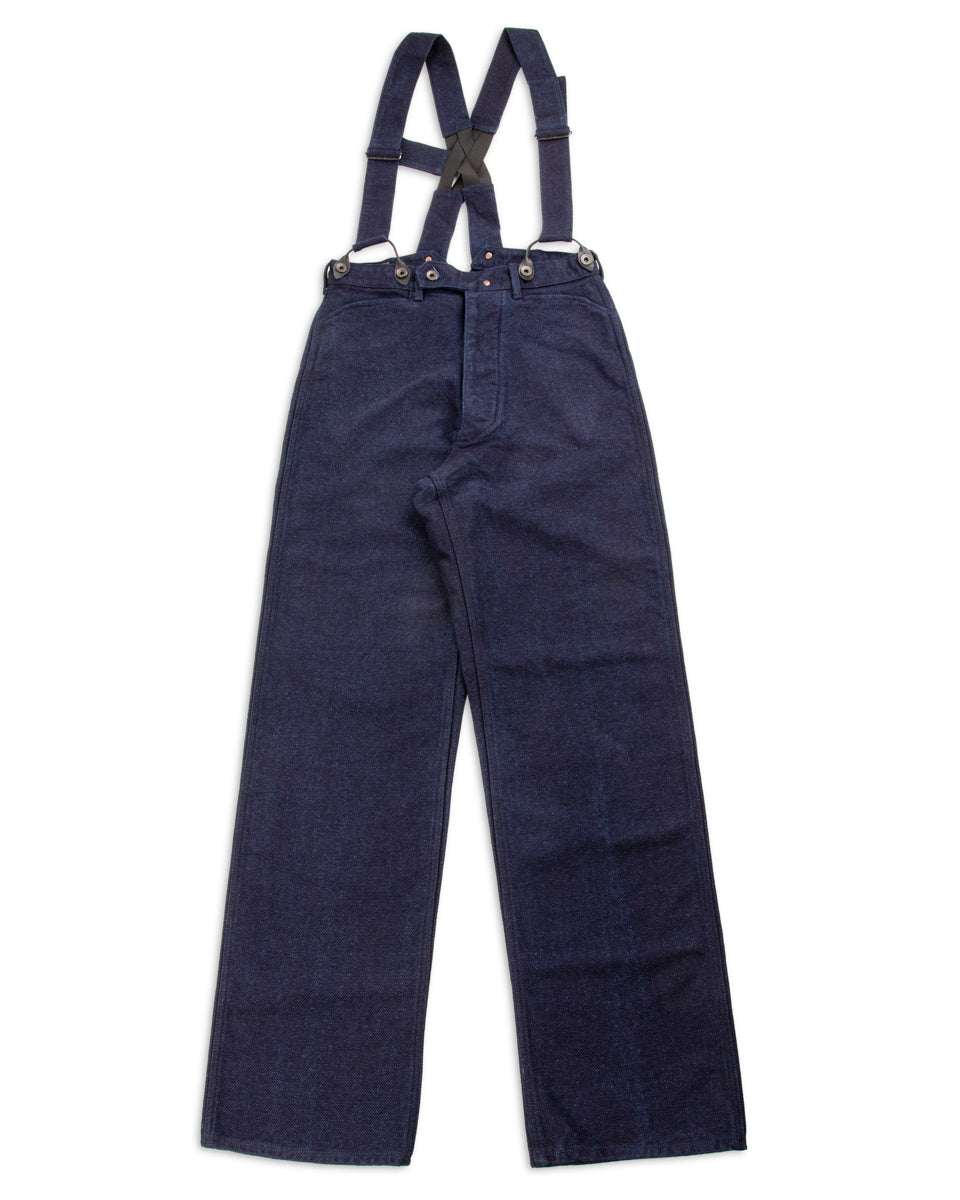 Black Sign "Sashiko" Indigo Miner Waist-Overall - Standard & Strange