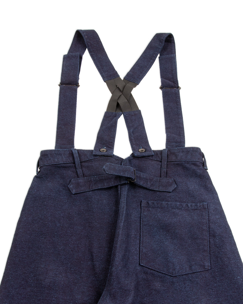 Black Sign "Sashiko" Indigo Miner Waist-Overall - Standard & Strange
