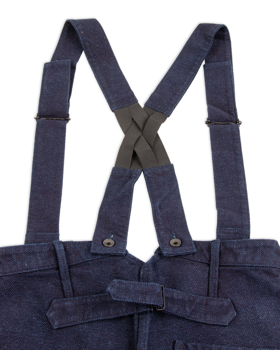Black Sign "Sashiko" Indigo Miner Waist-Overall - Standard & Strange