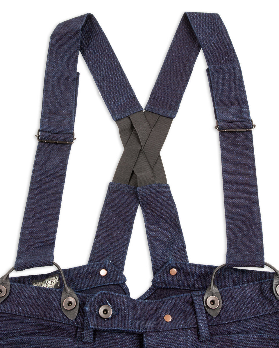 Black Sign "Sashiko" Indigo Miner Waist-Overall - Standard & Strange
