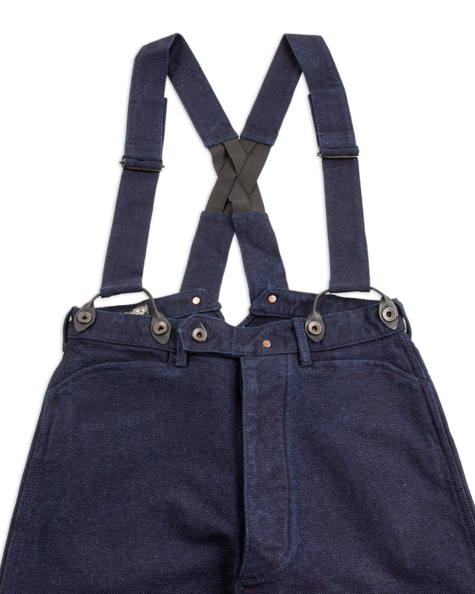 Black Sign "Sashiko" Indigo Miner Waist-Overall - Standard & Strange
