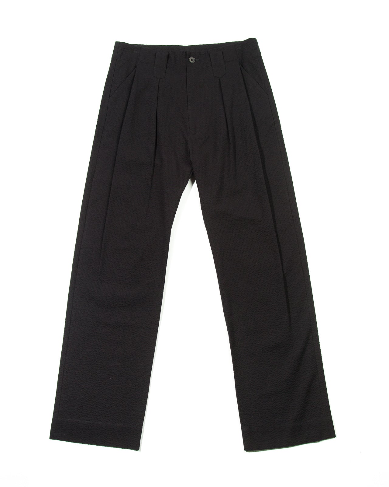 Blluemade Hollywood Pant - Black Cotton Seersucker - Standard & Strange