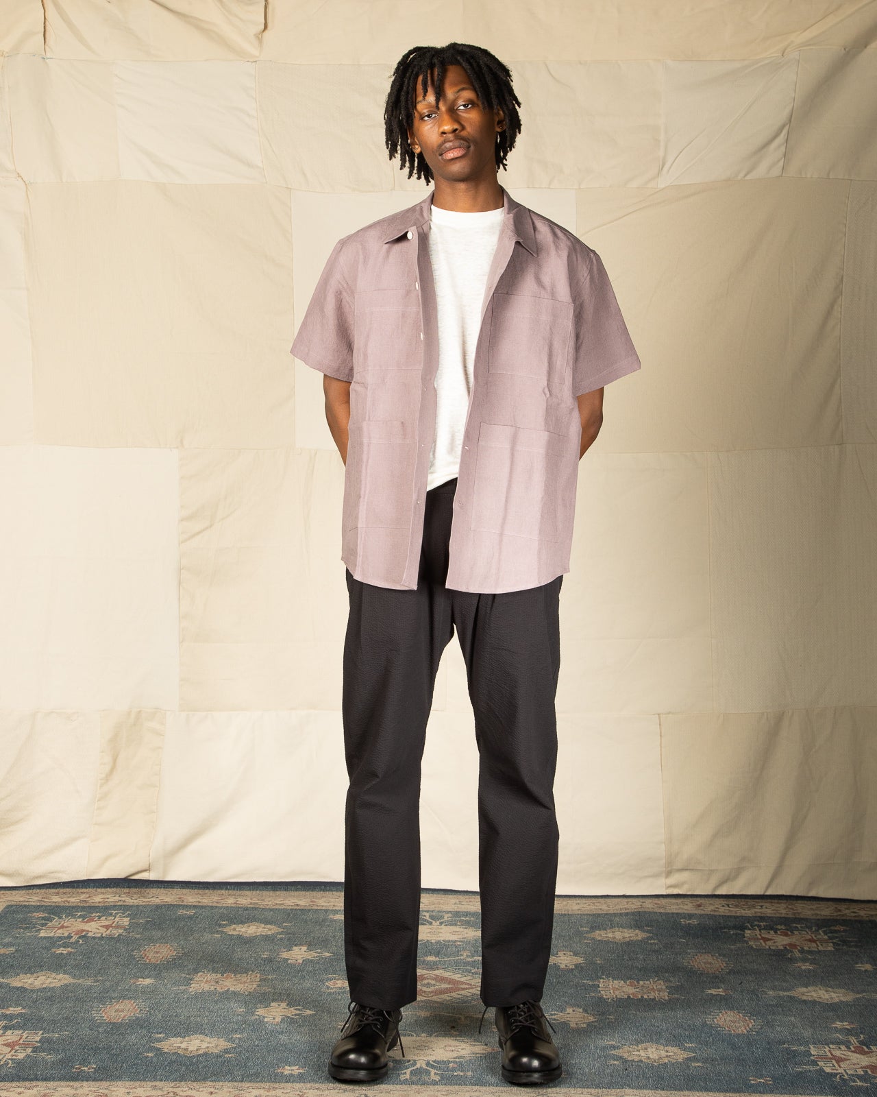 Blluemade Noguchi Shirt - Koala Belgian Linen - Standard & Strange