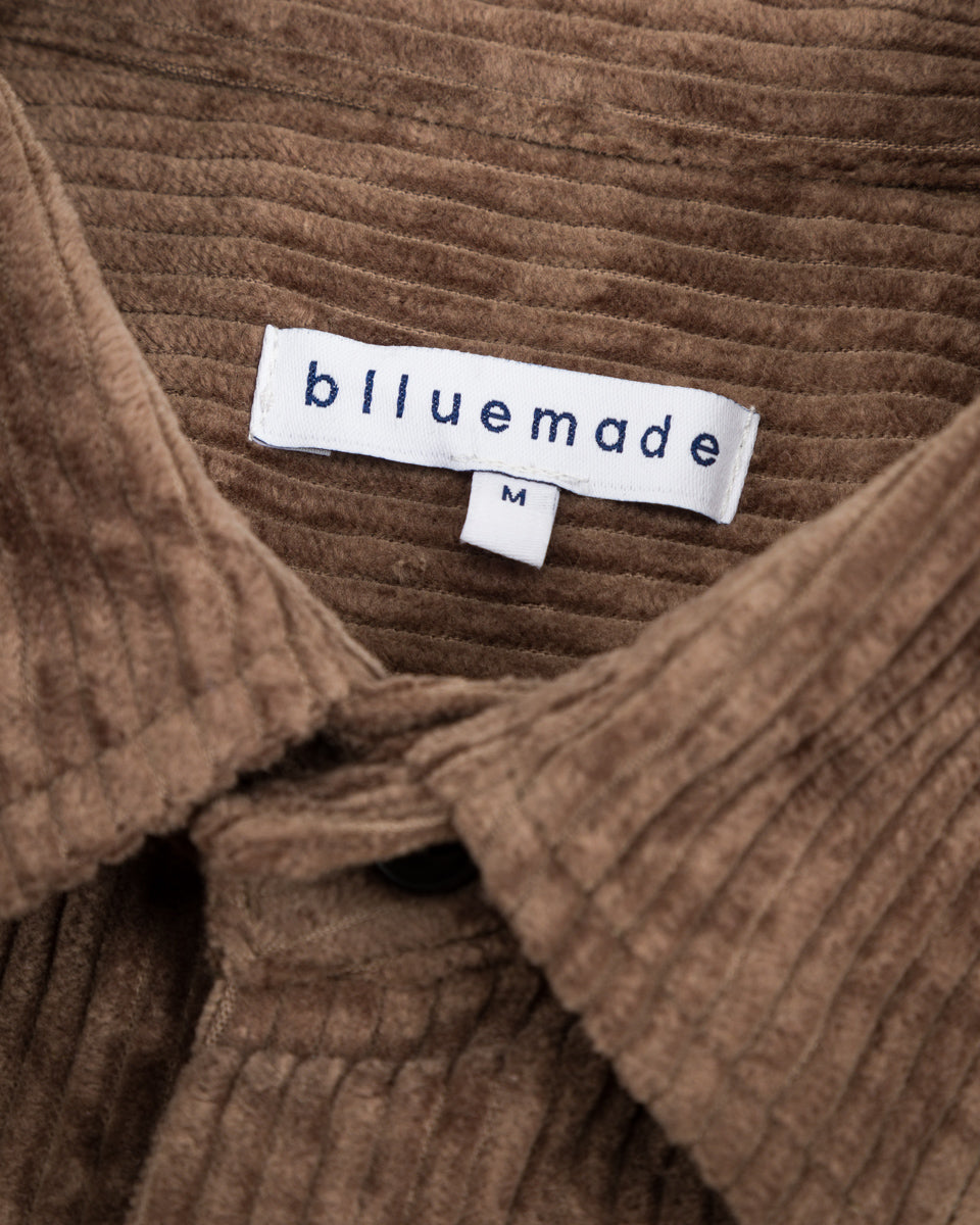 Blluemade Oversized Shirt - Smoke Italian Cotton Corduroy - Standard & Strange