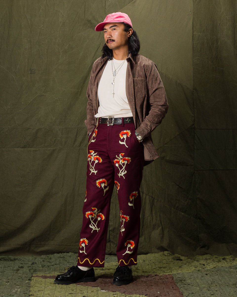 Blluemade Oversized Shirt - Smoke Italian Cotton Corduroy - Standard & Strange