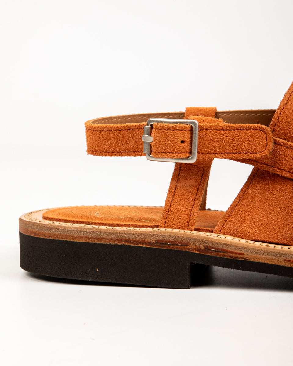 Malheur Sandal - Orange Suede