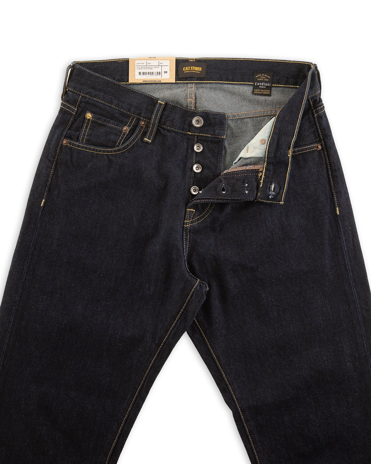 C.O.F Studio M5 Regular Straight Leg - 13oz RG CO Deep Indigo Rinsed - Standard & Strange