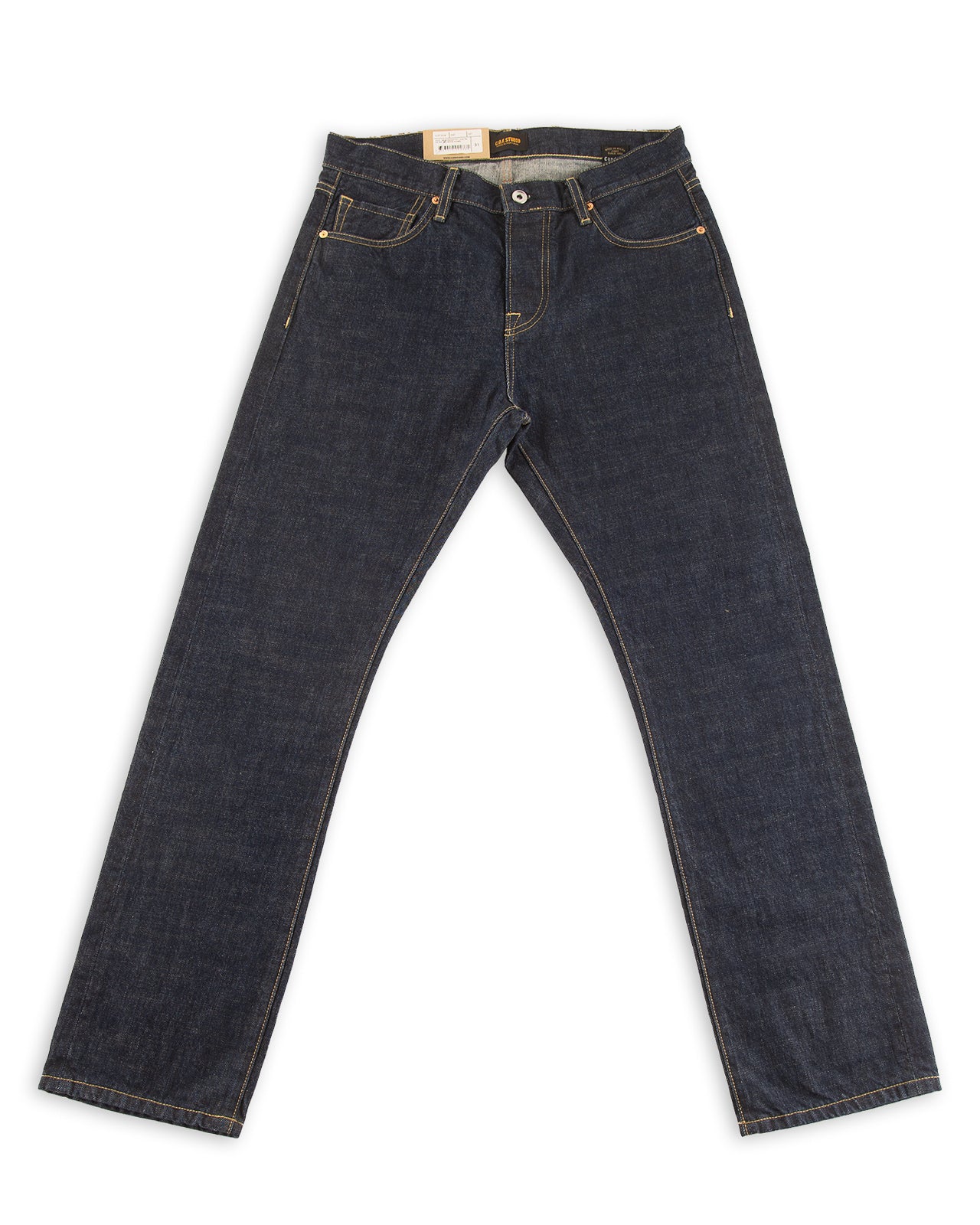 C.O.F Studio M8 Straight Fit - 14oz RG CO Deep Indigo Rinsed - Standard & Strange