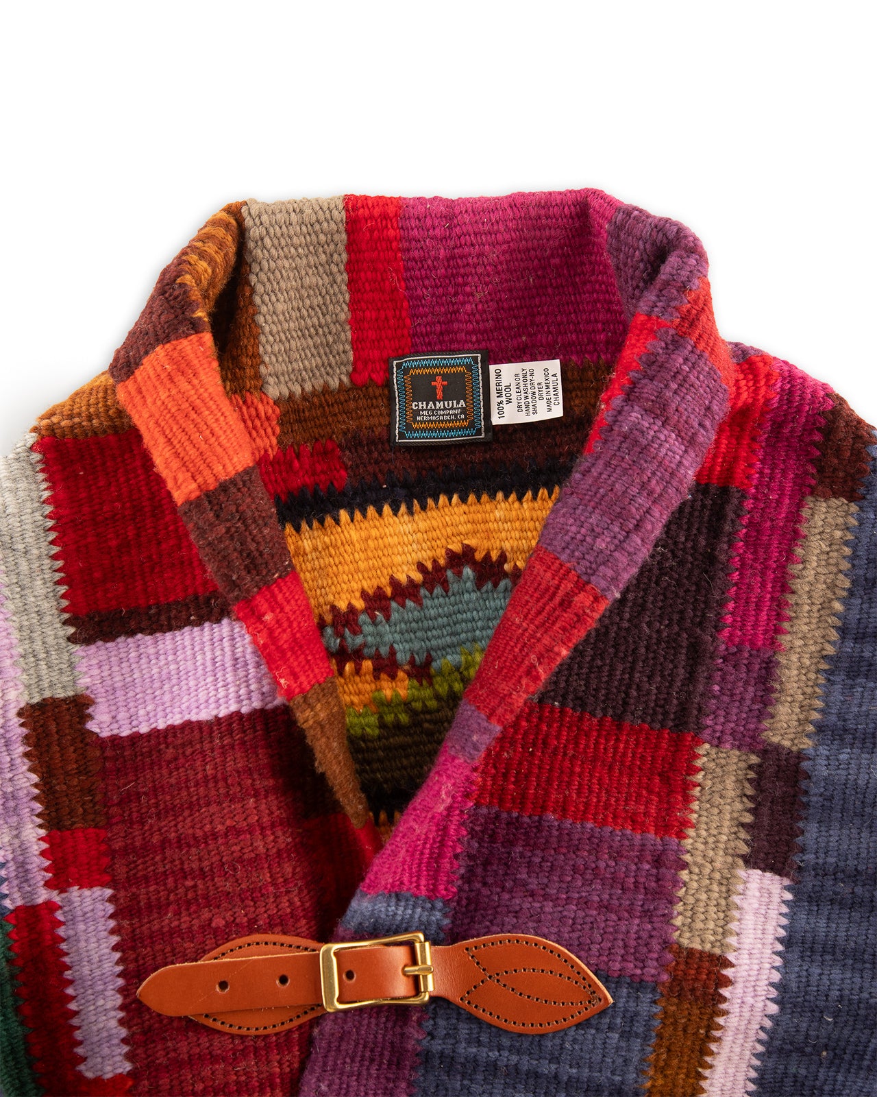 Chamula Merino Wool Blanket Poncho - Diamond Sampler - Standard & Strange