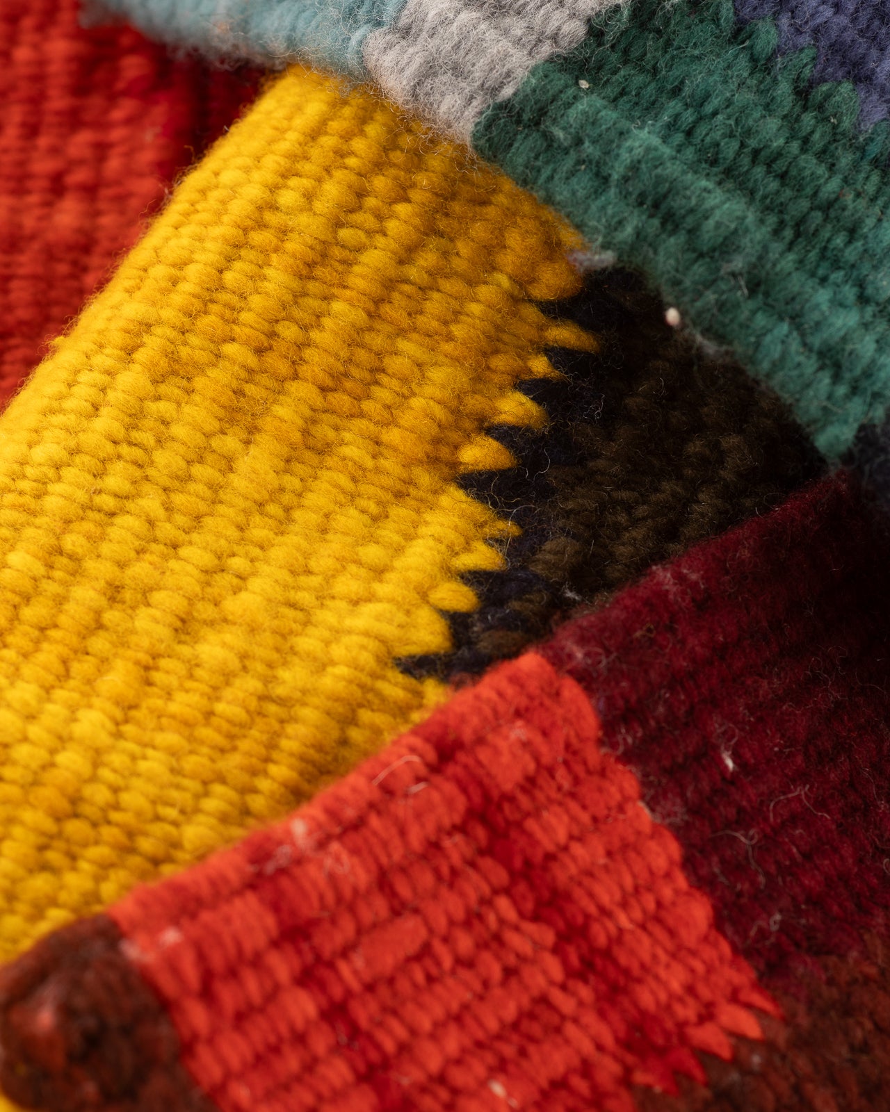 Chamula Merino Wool Blanket Poncho - Diamond Sampler - Standard & Strange