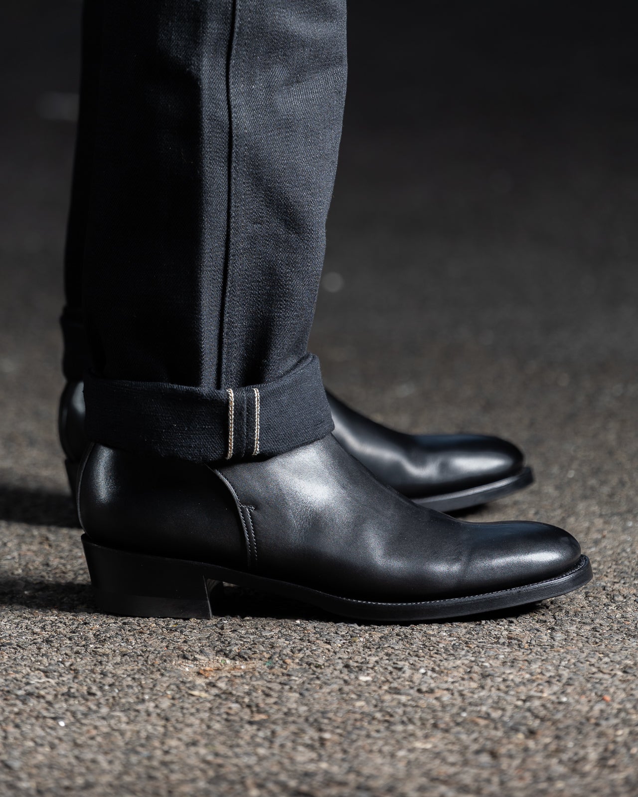 Clinch Boots Jodhpur Boot - Black Overdyed Horsebutt - CN Last - Standard & Strange