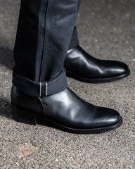 Clinch Boots Jodhpur Boot - Black Calfskin - CN Wide Last - Standard & Strange