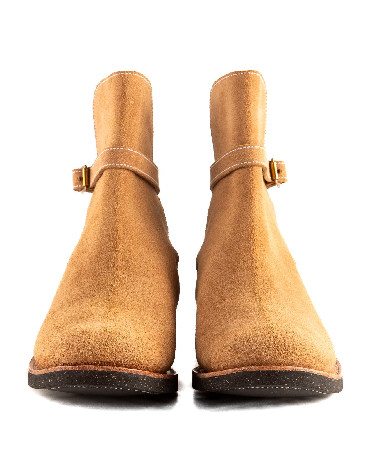 Clinch Boots Jodhpur Boot - Natural Gustave Roughout Cowhide - CN Wide Last - Standard & Strange