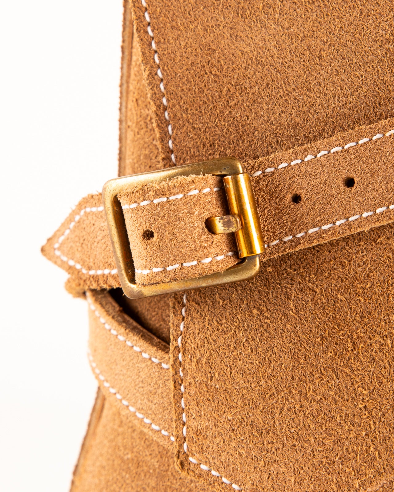 Clinch Boots Jodhpur Boot - Natural Gustave Roughout Cowhide - CN Wide Last - Standard & Strange