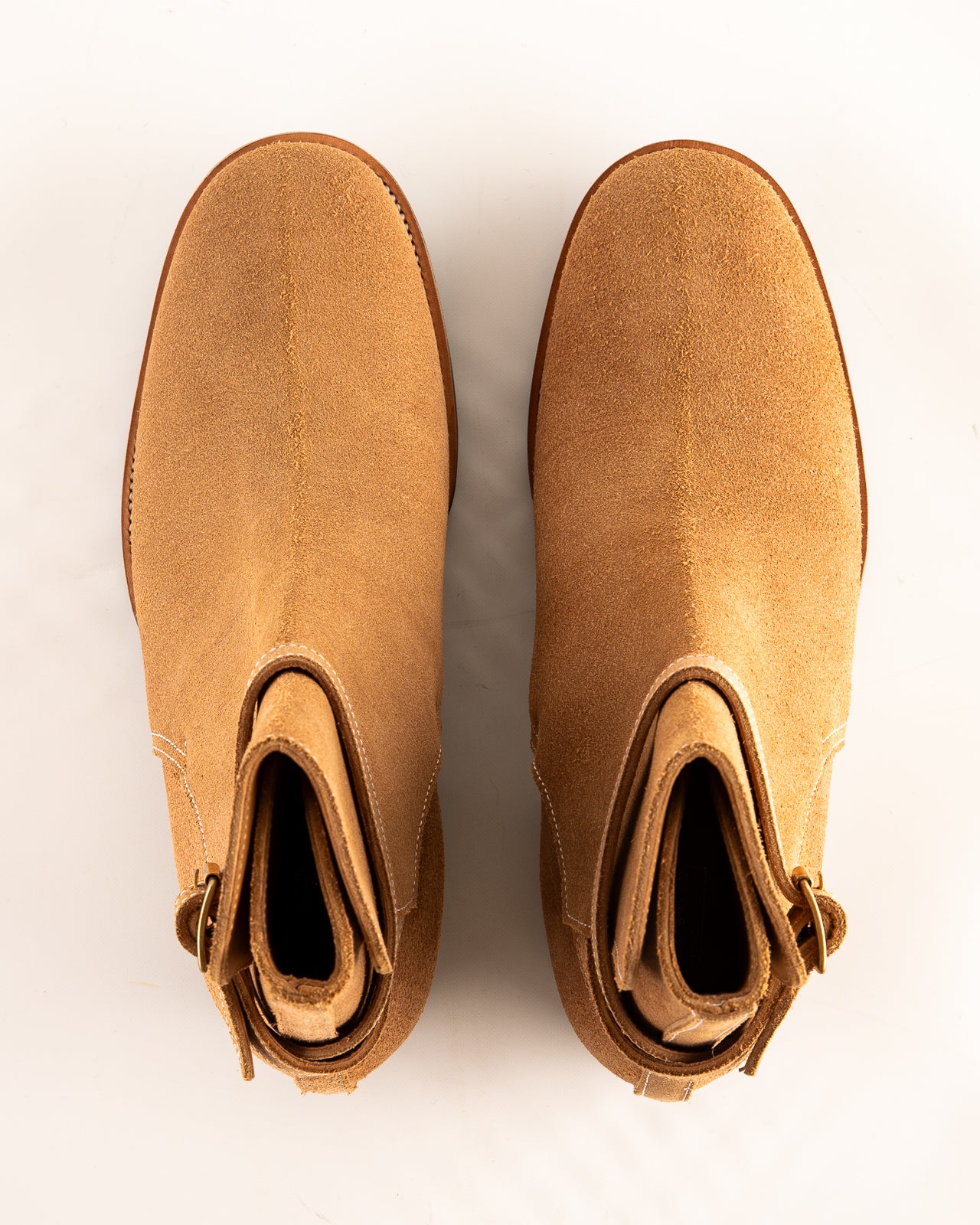 Clinch Boots Jodhpur Boot - Natural Gustave Roughout Cowhide - CN Wide Last - Standard & Strange