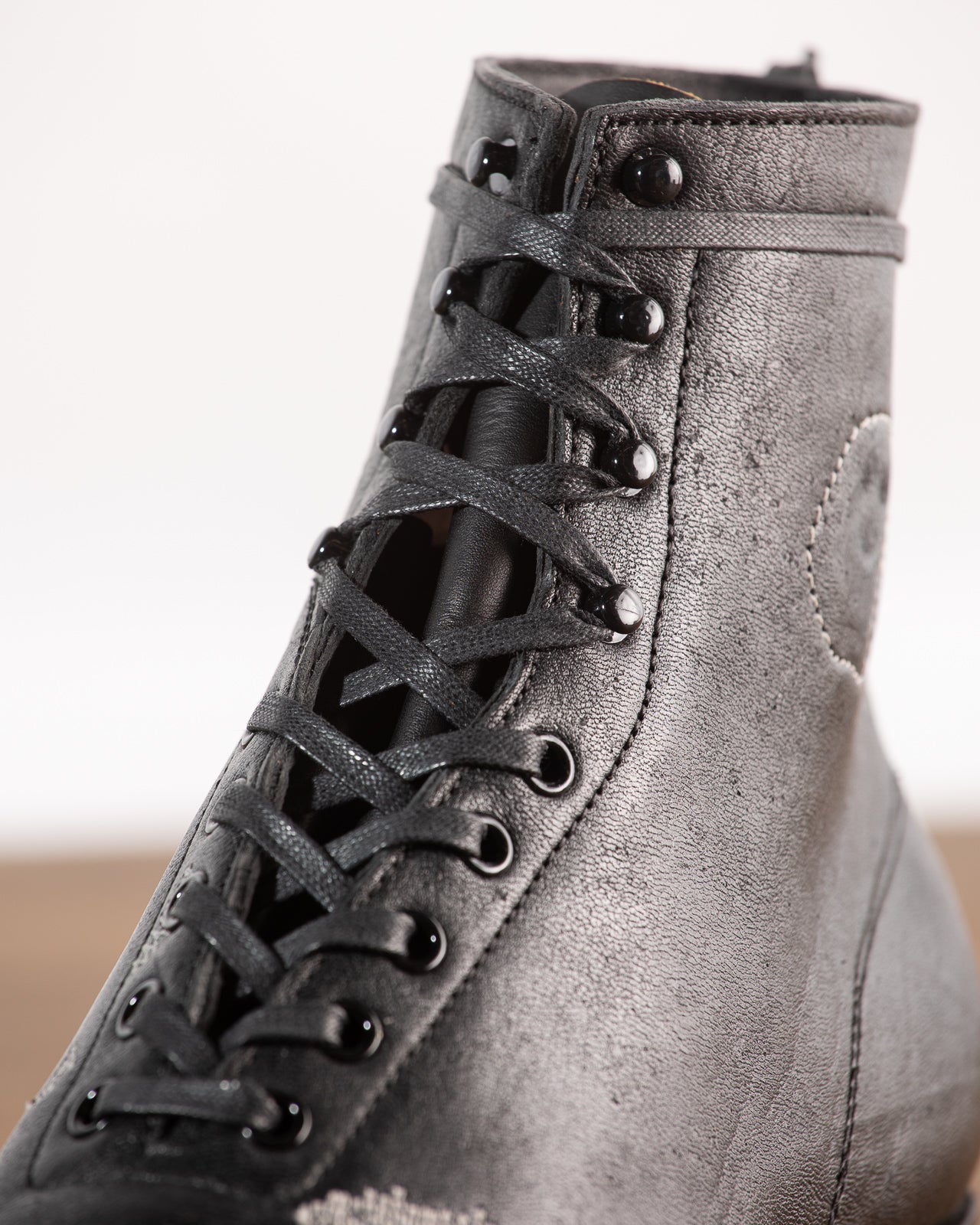 Clinch Boots DITWOL Milne Boots - Black Patchwork Deerskin - FR Last - Standard & Strange