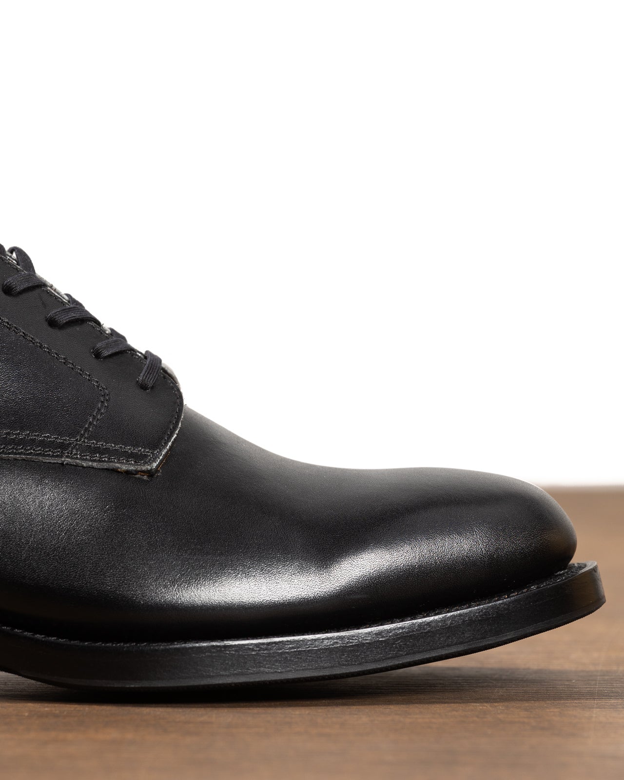 Clinch Boots Service Shoe - Black Calf - MIL-WIDE Last - Standard & Strange
