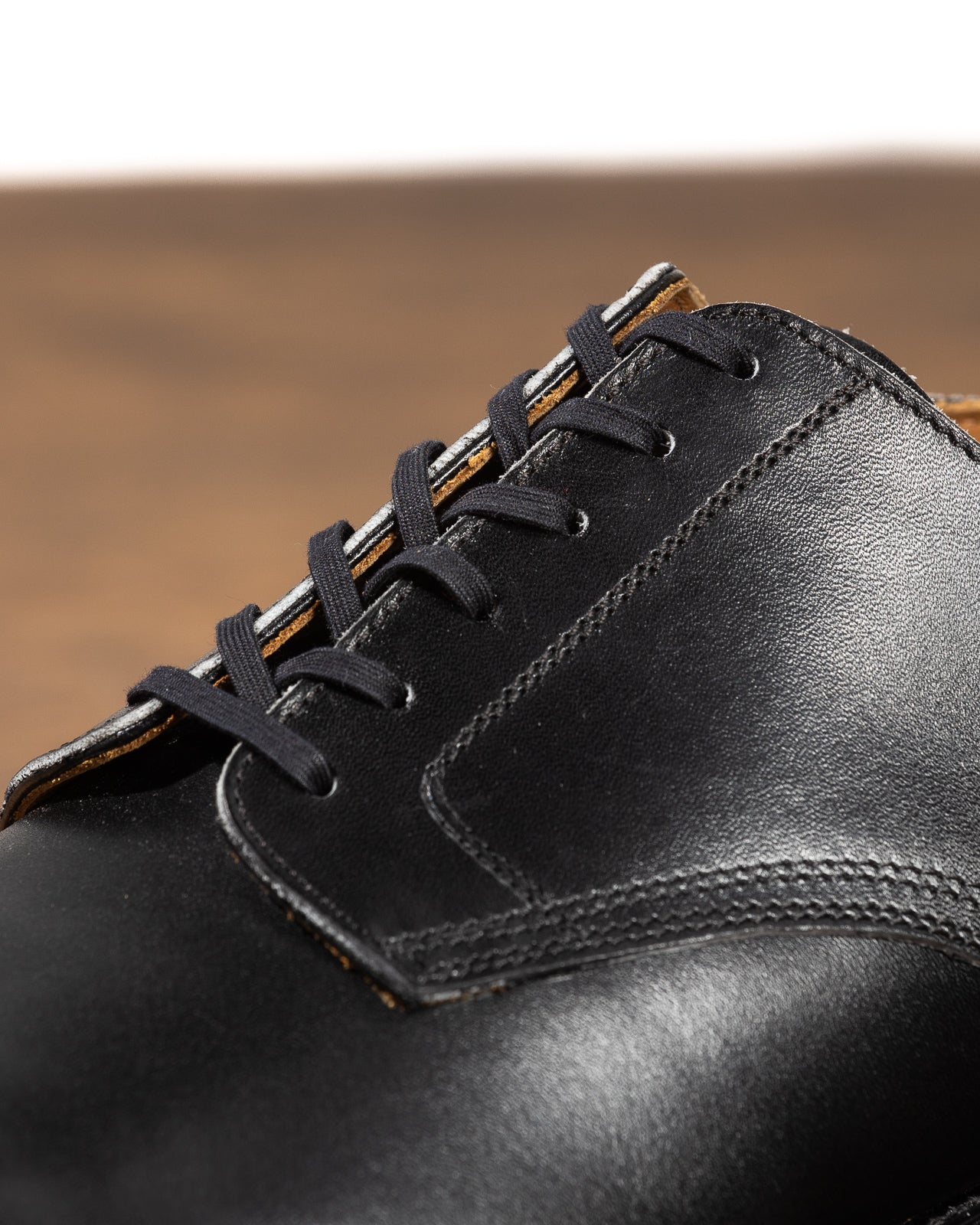 Clinch Boots Service Shoe - Black Calf - MIL-WIDE Last - Standard & Strange