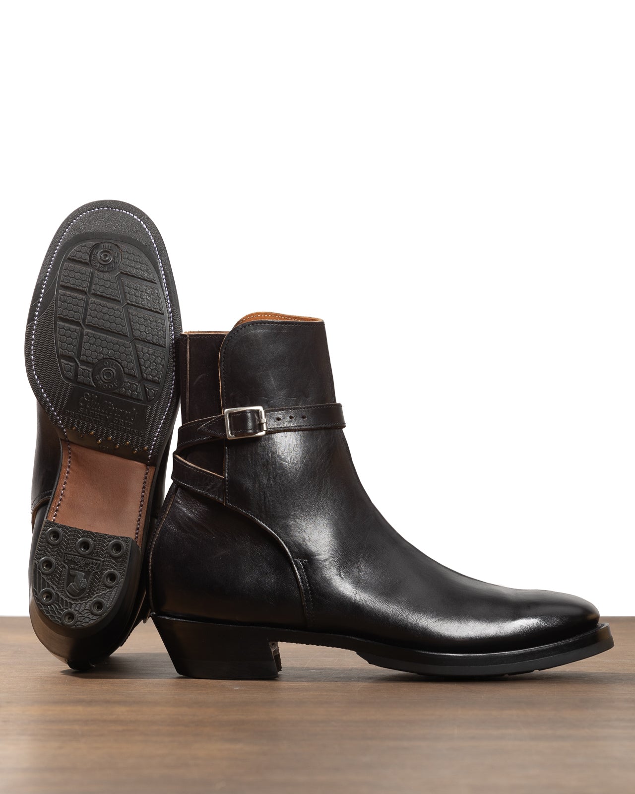Clinch Boots Jodhpur Boot - Black Overdyed Horsebutt - CN Last - Standard & Strange