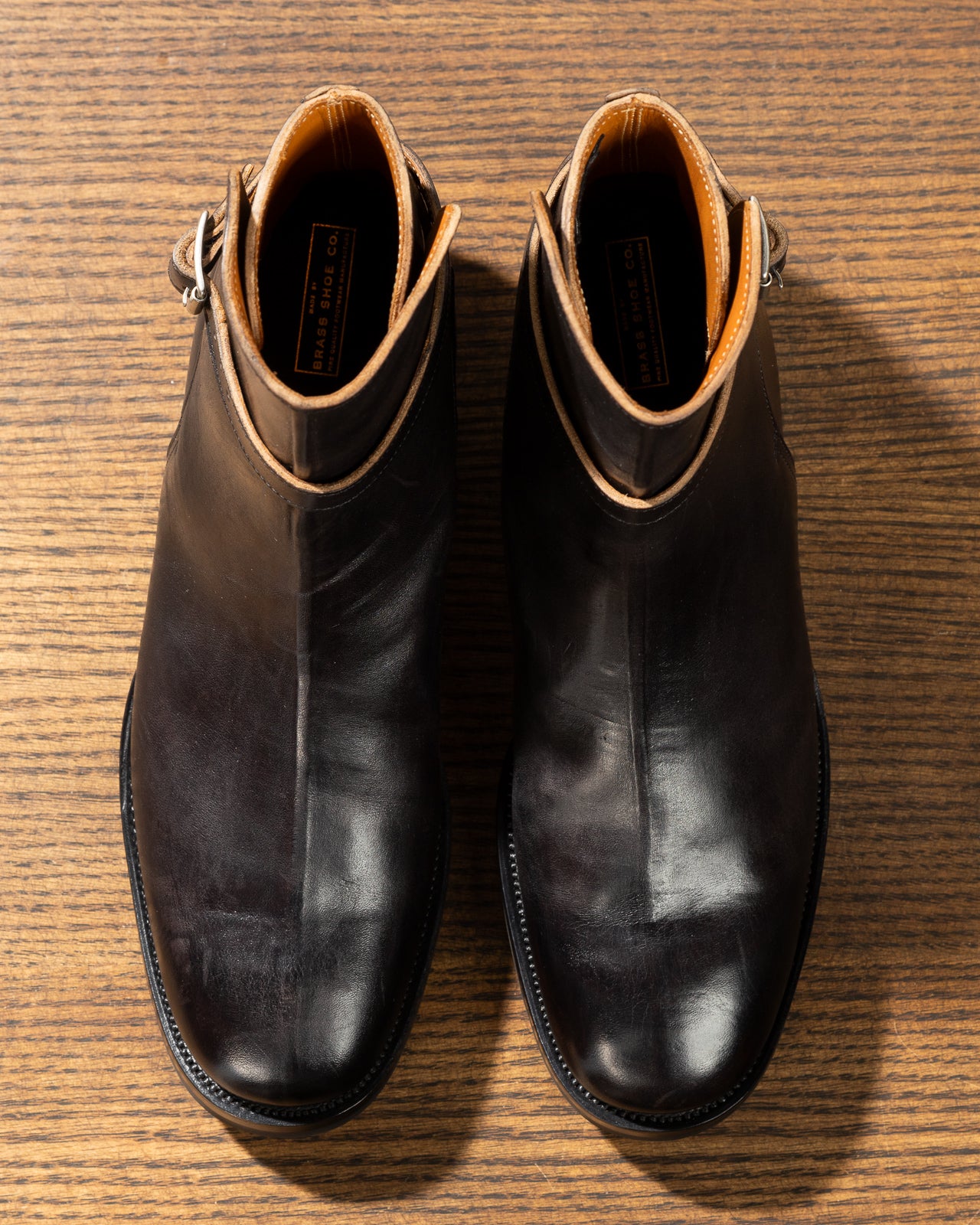 Clinch Boots Jodhpur Boot - Black Overdyed Horsebutt - CN Last - Standard & Strange
